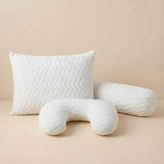 Kis párna, nyak párna, henger párna - kiegészítő párnák a kép közepén