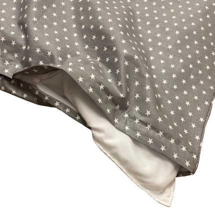 Ovis ágyneműhuzat - Pamut 2 db -os - Szürke csillagos