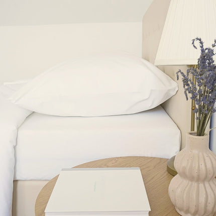 Hotel pamutvászon ágyneműhuzat - 50% Pamut - 50% PE - áthajtós -  2 db-os szett - 142 gr/m2 - csomagos