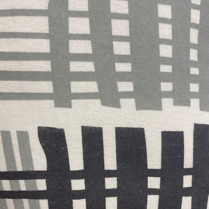 Flanel kispárnahuzat - Szürke/fehér