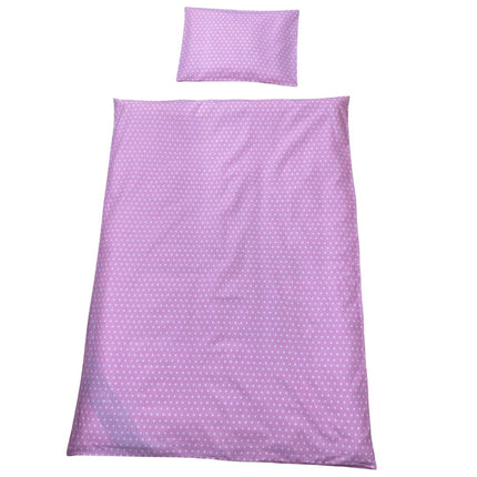 Ovis ágyneműhuzat - Pamut 2 db -os - Rózsaszín csillagos