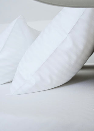 Hotel damaszt szatén csíkos ágyneműhuzat garnitúra – 100% pamut – 10 mm csíkozás - 140 g/m²