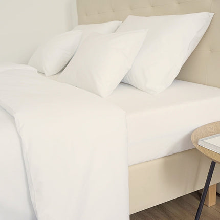 Hotel pamutvászon ágyneműhuzat - 50% Pamut - 50% PE - áthajtós -  3 db-os szett - 142 gr/m2 - csomagos