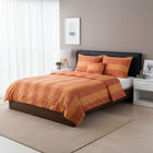 Pamutszatén ágyneműhuzat garnitúra - 3 db-os - Narancs