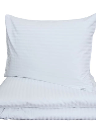 Hotel damaszt paplanhuzat 1 cm csíkos 100% pamut - áthajtós - 140 gr/m2