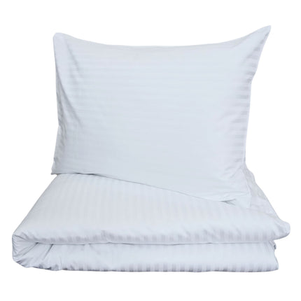 Hotel damaszt párnahuzat 1 cm csíkos 100% pamut - áthajtós - 140 gr/m2