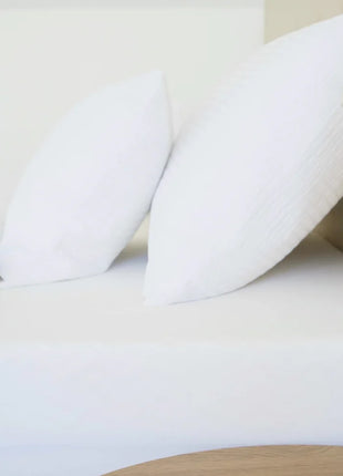 Krepp párna-, paplanhuzat – 100% Pamut – Fehér - 130 gr/m2