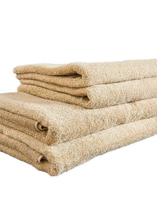 Szállodai Frottír Törölköző – Bézs – 100% Pamut – 450 g/m²
