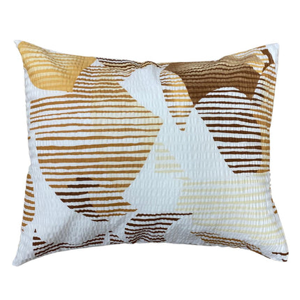 Krepp ágyneműhuzat garnitúra 3 db-os - Földszínek