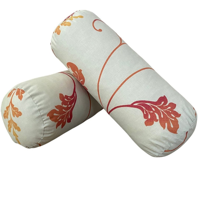 Bézs ágas - hengerpárna 2 db