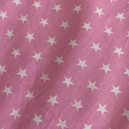 Pamut ágyneműhuzat garnitúra - 3 db-os - Rózsaszín csillagos