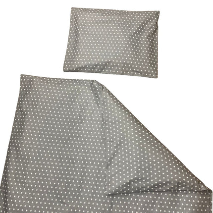 Ovis ágyneműhuzat - Pamut 2 db -os - Szürke csillagos