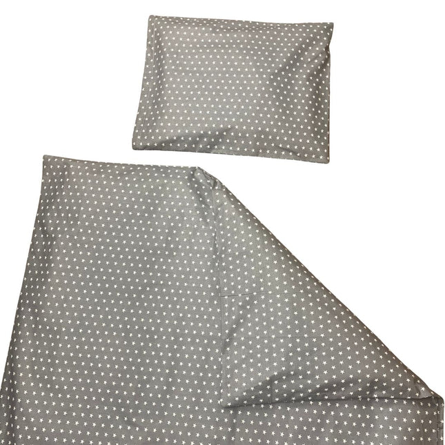 Ovis ágyneműhuzat - Pamut 2 db -os - Szürke csillagos