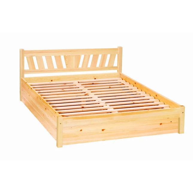 Viki - Fenyő ágykeret gázrugós ágynemûtartóval