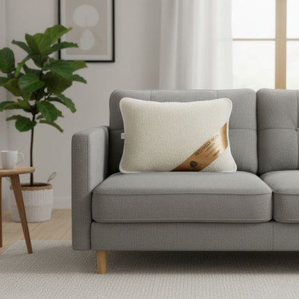 Gyapjú kispárna kétoldalas 450 gr/m2 - 40x50 cm