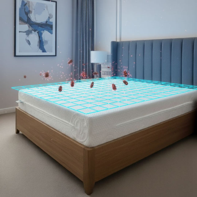 Czingerhome GREENFIRST® Anti Bed Bug - Matrachuzat cipzáras, levehető (ágyi poloska ellen)