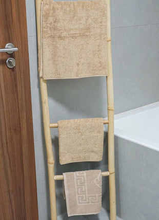 Szállodai Frottír Törölköző – Bézs – 100% Pamut – 450 g/m²