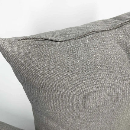 Díszpárna betéttel - cipzáros - Szürkésbarna