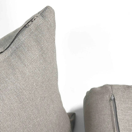 Díszpárna betéttel - cipzáros - Szürkésbarna