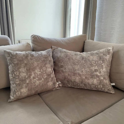 Dekor ezüstös díszpárna - 40x60 cm