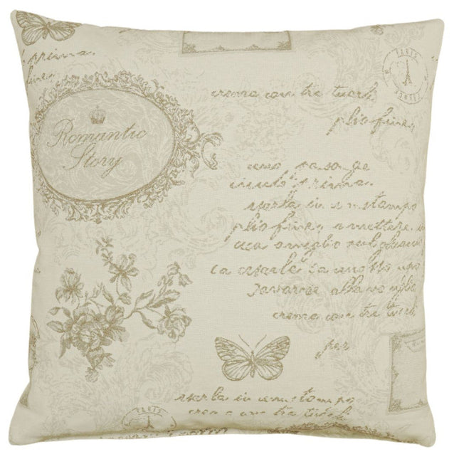 Díszpárna betéttel - 38x38 cm - VINTAGE