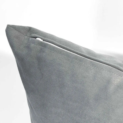 Díszpárna (betéttel) 45x45 cm (szürke)