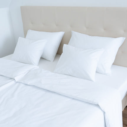 Hotel 100% pamutvászon ágyneműhuzat garnitúra - áthajtós - 3 db-os szett - 146 gr/m2