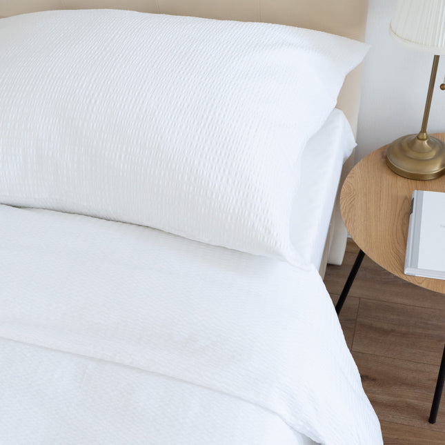 Krepp 100% pamut ágyneműhuzat garnitúra - áthajtós - 2 db-os szett - 130 gr/m2