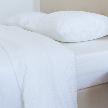 Krepp 100% pamut ágyneműhuzat garnitúra - áthajtós - 2 db-os szett - 130 gr/m2