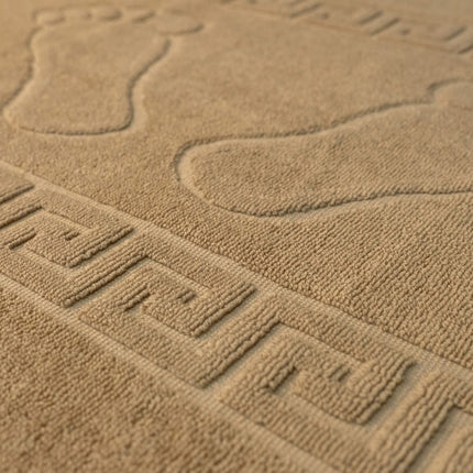 Kádkilépő - bézs tappancsos - 600 gr/m2