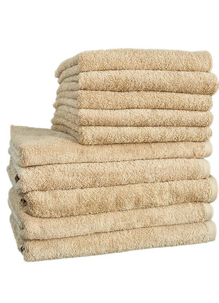 Szállodai Frottír Törölköző – Bézs – 100% Pamut – 450 g/m²