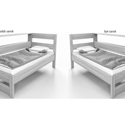 Luxus Ela bükk sarokágy támasztóval és tárolóhellyel