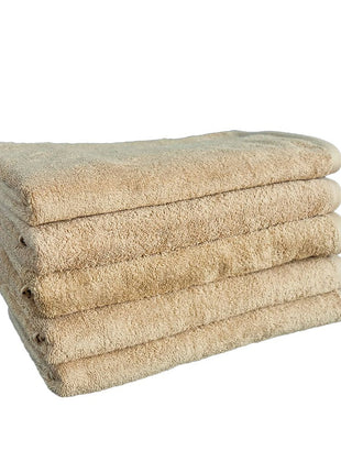 Szállodai Frottír Törölköző – Bézs – 100% Pamut – 450 g/m²