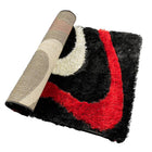 Színes-hullámos hosszú szálú futószőnyeg