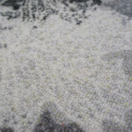 Lábtörlő - Levél mintás - Szürke