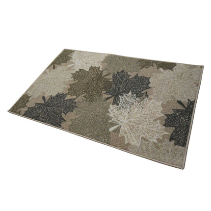 Lábtörlő - Levél mintás - Bézs