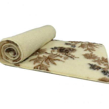 Gyapjú alsó takaró (derékalj) mintás kétoldalas - 520 gr/m2-90x200 cm