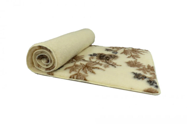 Gyapjú alsó takaró (derékalj) mintás kétoldalas - 520 gr/m2-90x200 cm