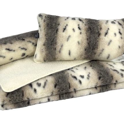 Merino 3 db-os gyapjú garnitúra - Hiúz mintás - Euro 550 gr/m2