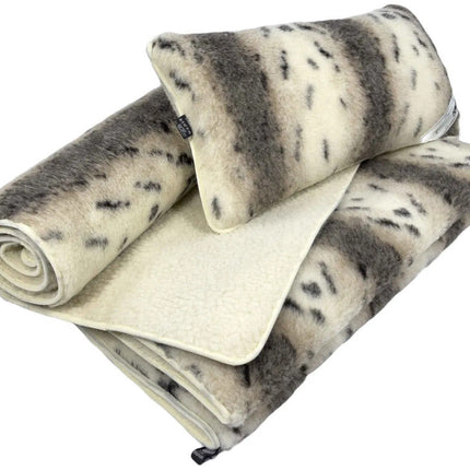 Merino 3 db-os gyapjú garnitúra - Hiúz mintás - Euro 550 gr/m2