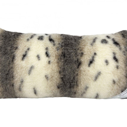 Gyapjú Euro párna - Hiúz mintás kétoldalas - 550 gr/m2 - 40x80 cm