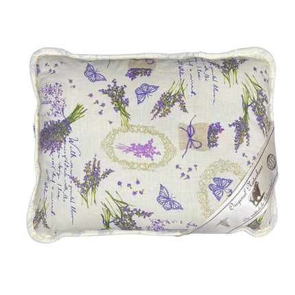 Egyoldalas gyapjú levendula mintás kispárna - 600 gr/m2 - 40x50 cm