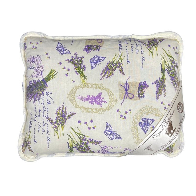 Egyoldalas gyapjú levendula mintás kispárna - 600 gr/m2 - 40x50 cm
