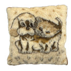 Szőrös állat mintás kispárna - 40x40 cm