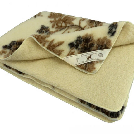 Gyapjú takaró mintás kétoldalas - 520 gr/m2