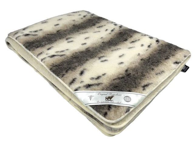 Gyapjú dupla felső takaró kétoldalas -Hiúz mintás - 550 gr/m2 - (220x200 cm)