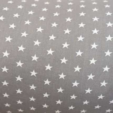 Nagy hengerpárna - szürke csillagmintás