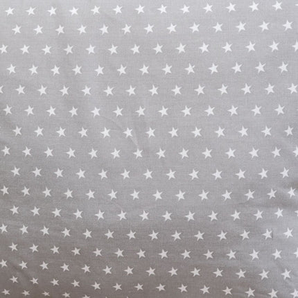 Szürke csillag cipzáras párna, betéttel