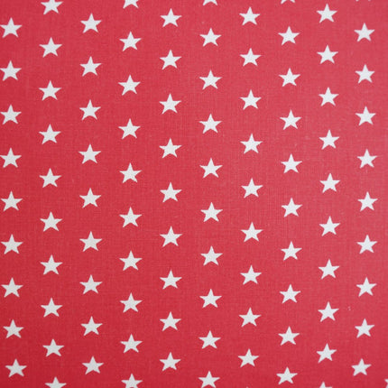 Piros csillag cipzáras párna, betéttel