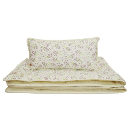 Gyapjú-pamut nyári garnitúra (2 részes) - Levendulás